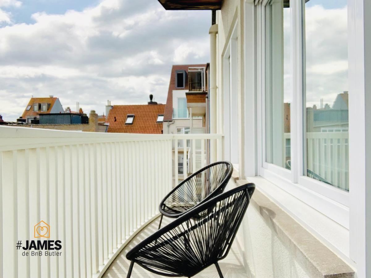 Prachtig Zonnig Appartement Op 200 Van Het Strand Knokke-Heist Exterior foto